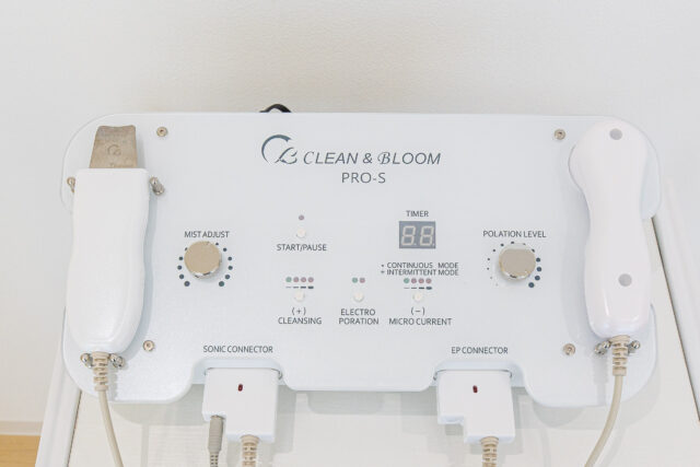 超音波イオン導入器 CLEAN  & BLOOM PRO-S